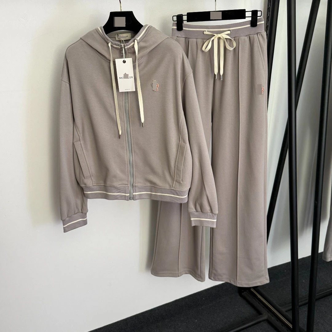 Moncler Genius Hoodie and Sweatpants Set Brown - 7