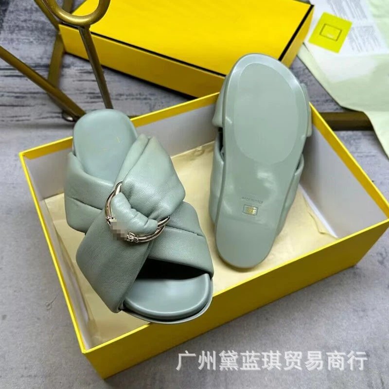 Hermès Oran Slide Sandals Beige Slippers - 3