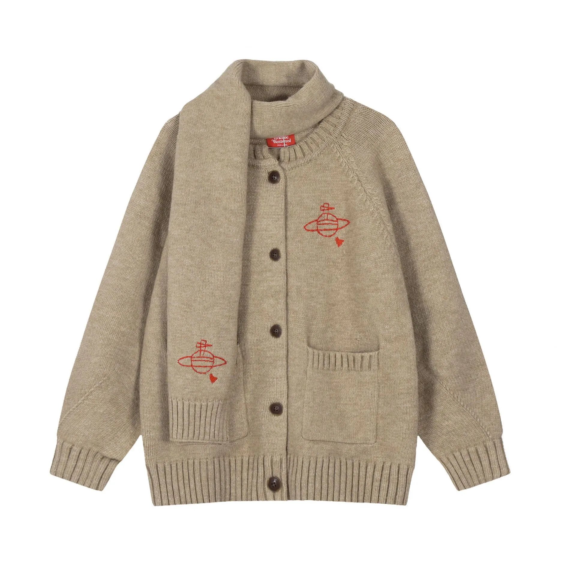 Vivienne Westwood Orb Embroidered Knit Cardigan Collection - 18