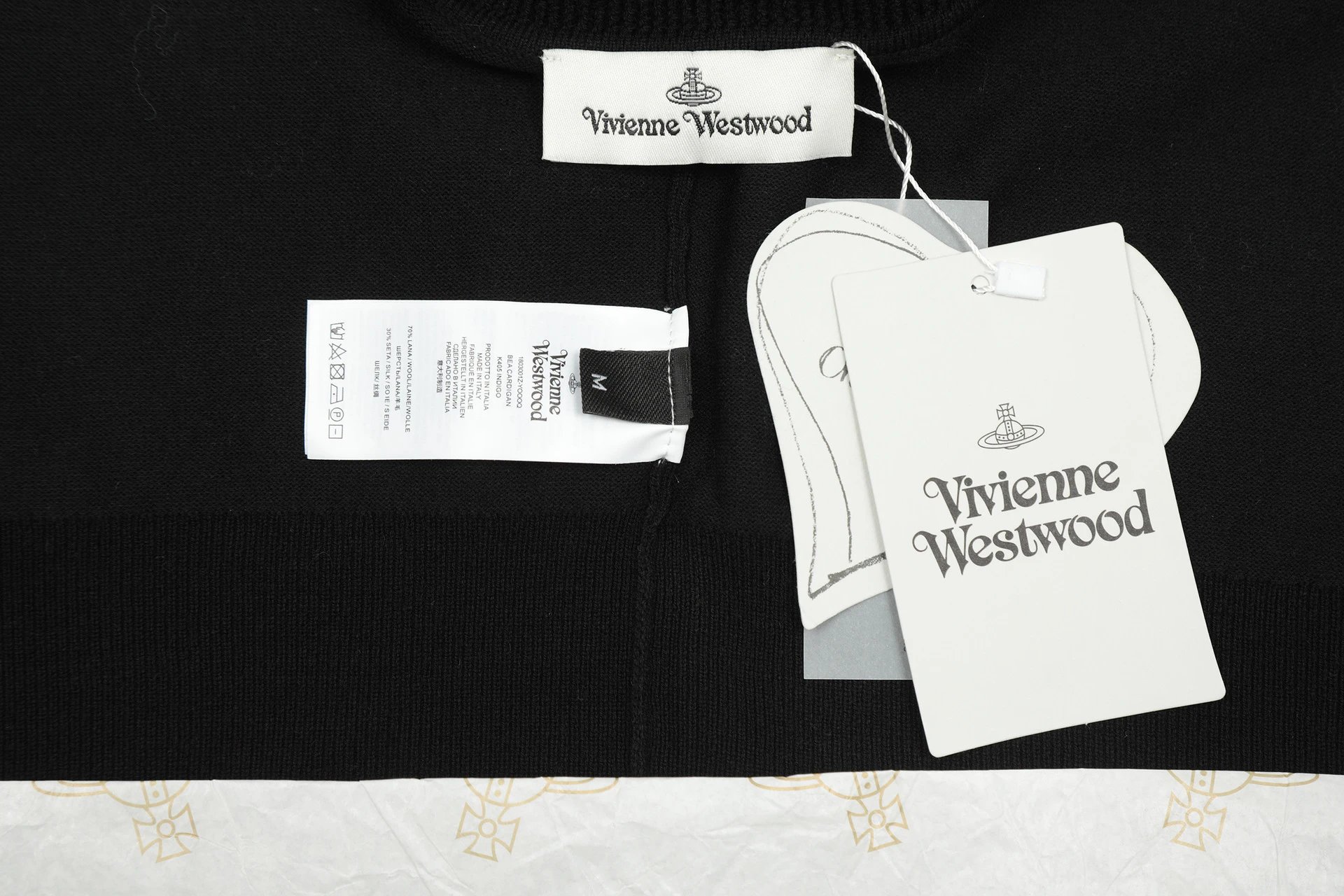 Vivienne Westwood Red Label Orb Embroidered Beige Sweater - 7