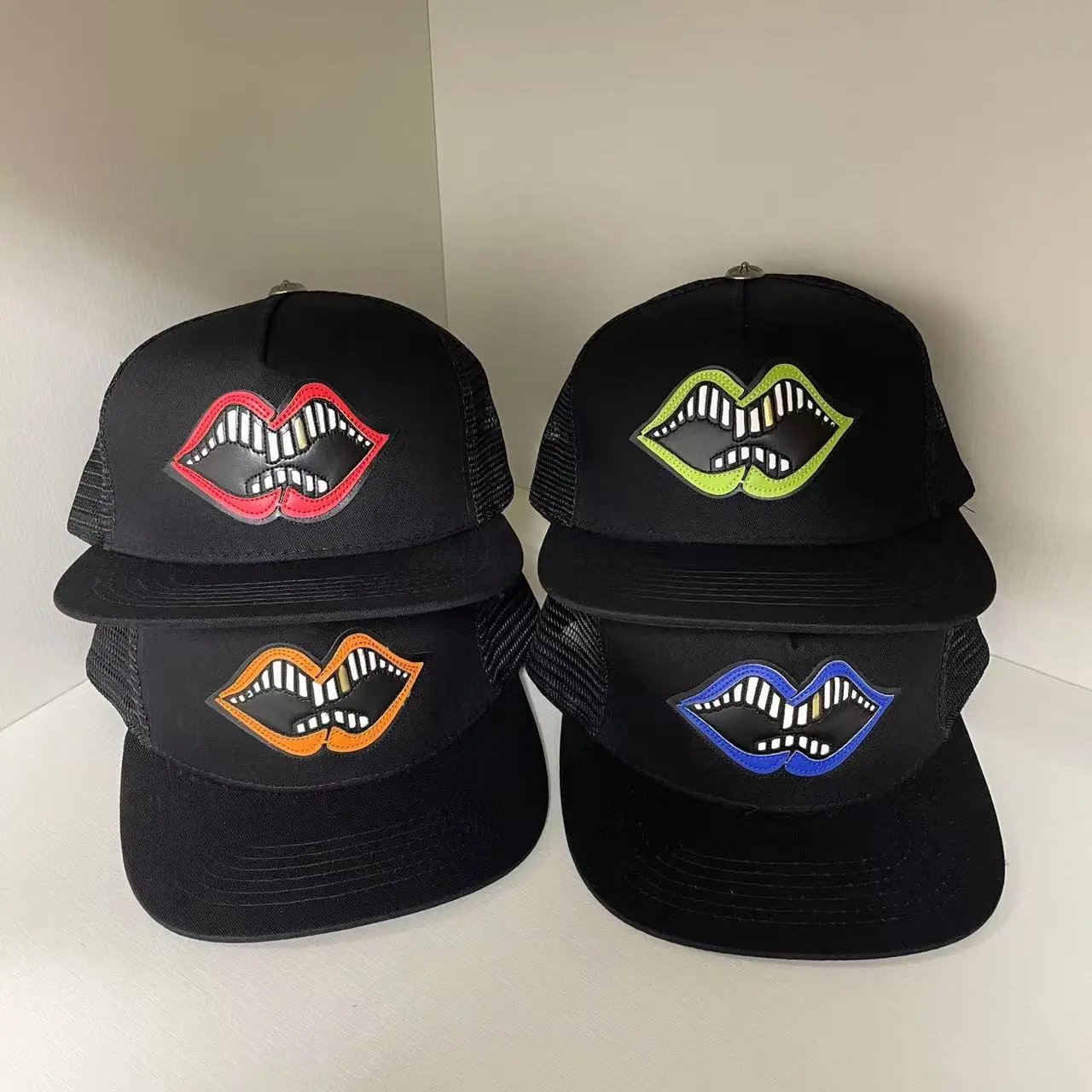 Chrome Hearts Hats Embroidered Cross Motif Baseball Cap with Braided Trim image 2