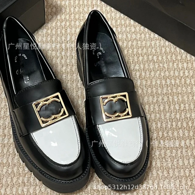 Unbranded Casual Shoes Platform Square Buckle Loafers product detail image 2
