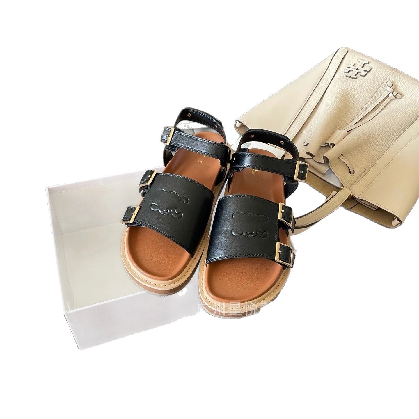 Tory Burch Sandals Double-T Logo Buckle image 5