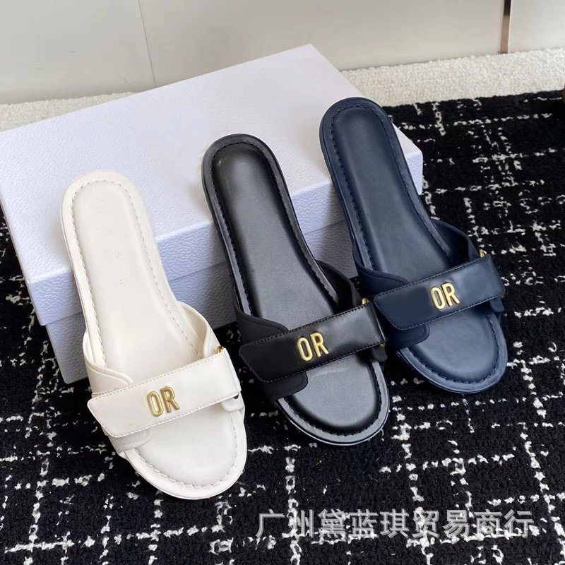 Dior OR Slide Sandals Black - 2