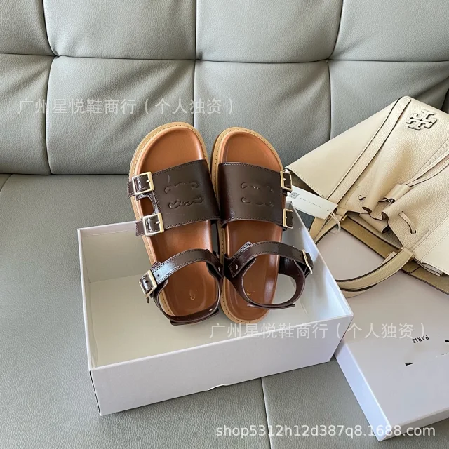 Tory Burch Sandals Double-T Logo Buckle product detail image 6
