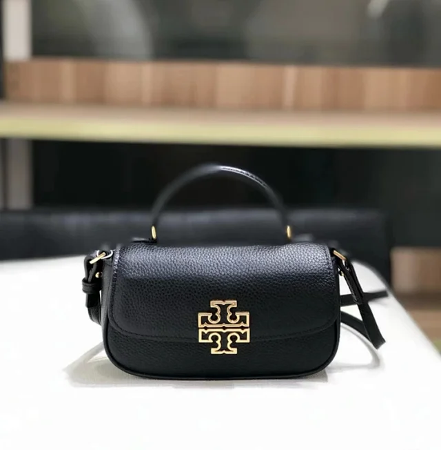 Tory Burch Crossbody Bags Pebbled Flap Top-Handle Bag product detail image 10