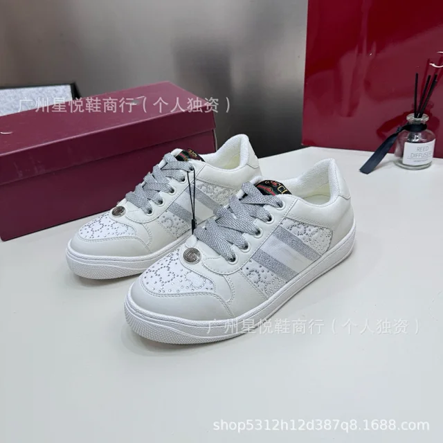 Unbranded Sneakers Rhinestone Low-Top Lace-Up product detail image 5