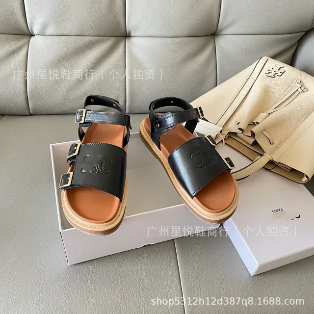 Tory Burch Sandals Double-T Logo Buckle product detail image 15