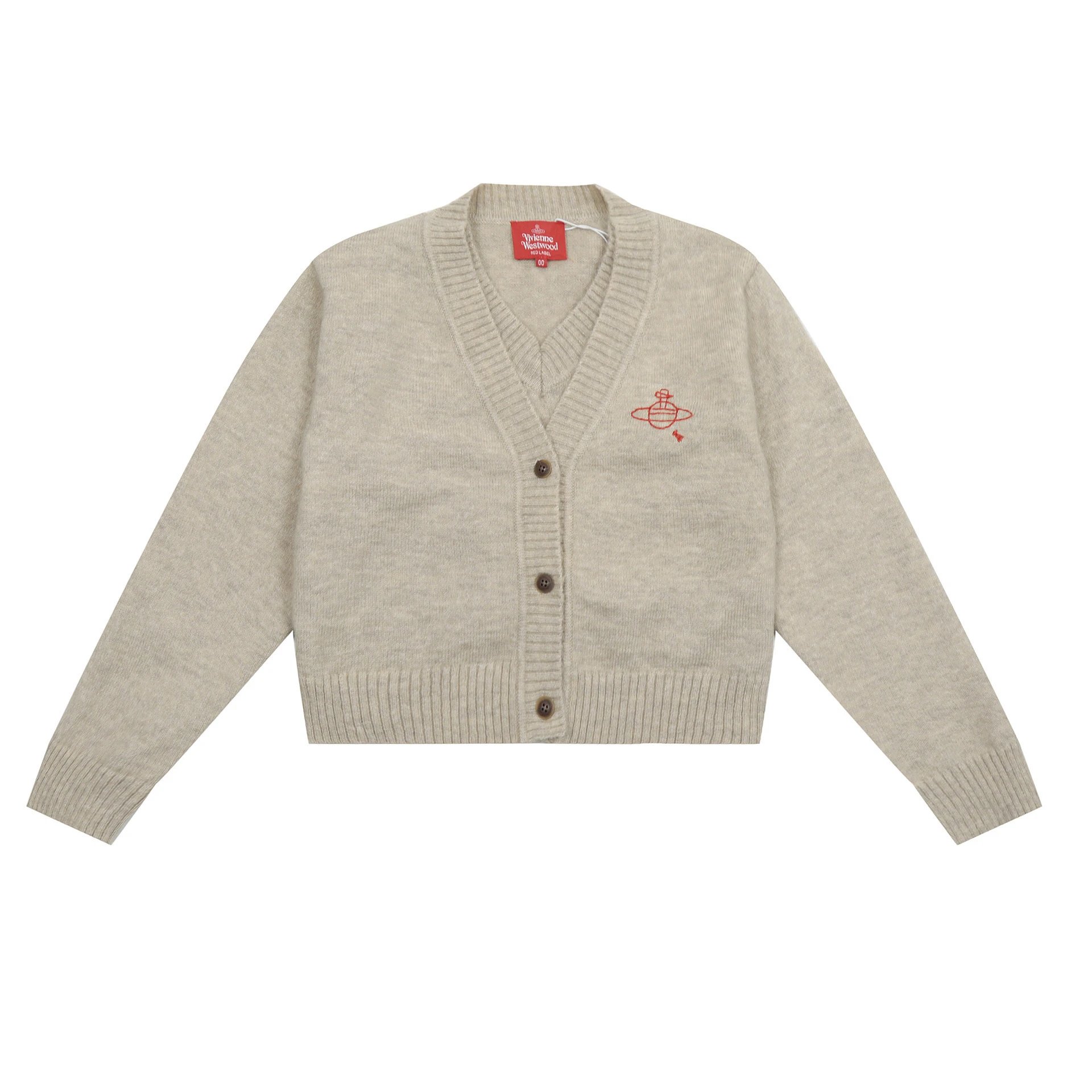 Vivienne Westwood Orb Embroidered Knit Cardigan Collection - 6
