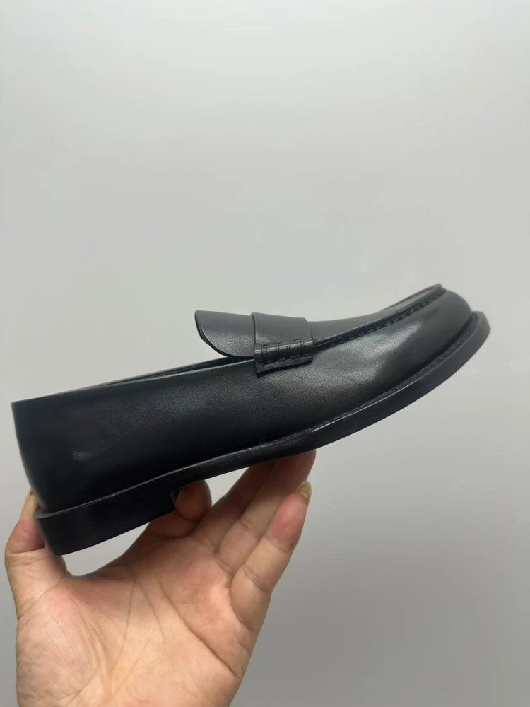 Saint Tears Loafer Black Leather Loafers - 16