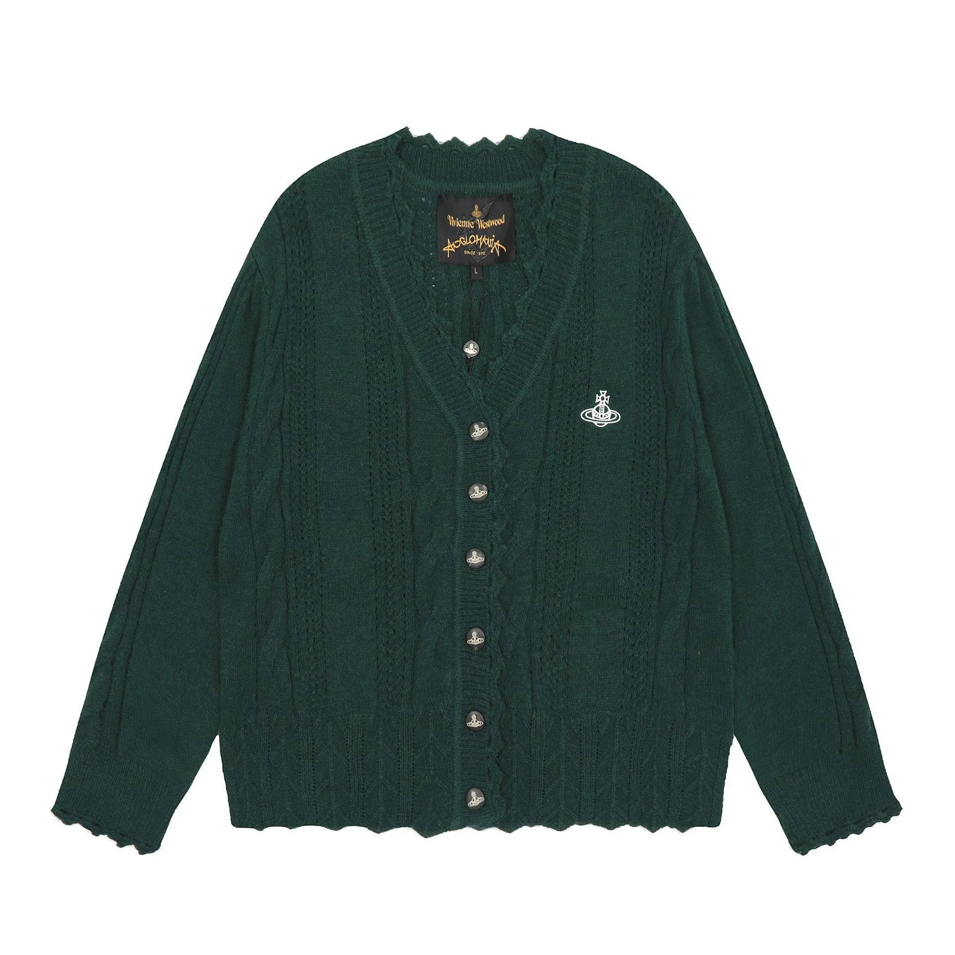 Vivienne Westwood Orb Embroidered Knit Cardigan Collection - 27