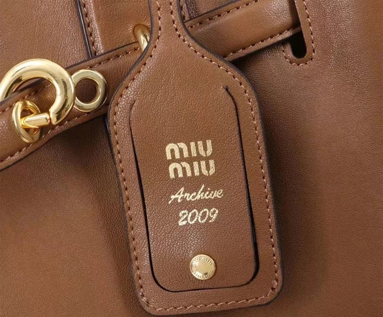 Miu Miu Archivio 2009 Brown Leather Handbag - 14