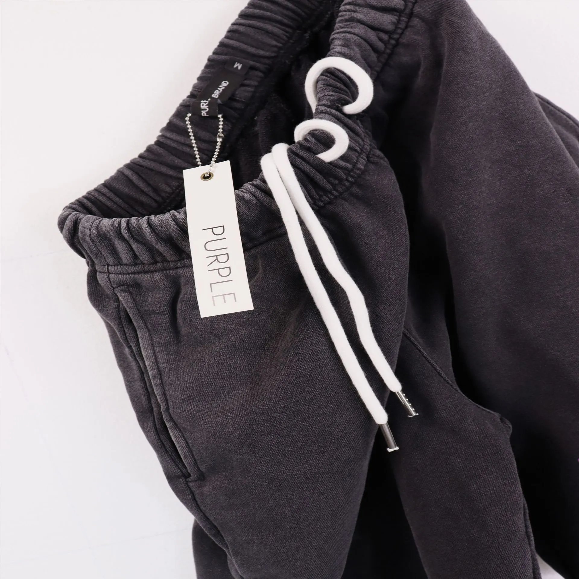 Gallery Dept. Distressed Logo Shorts Black - 17