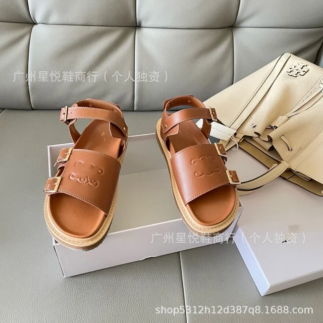 Tory Burch Sandals Double-T Logo Buckle product detail image 11
