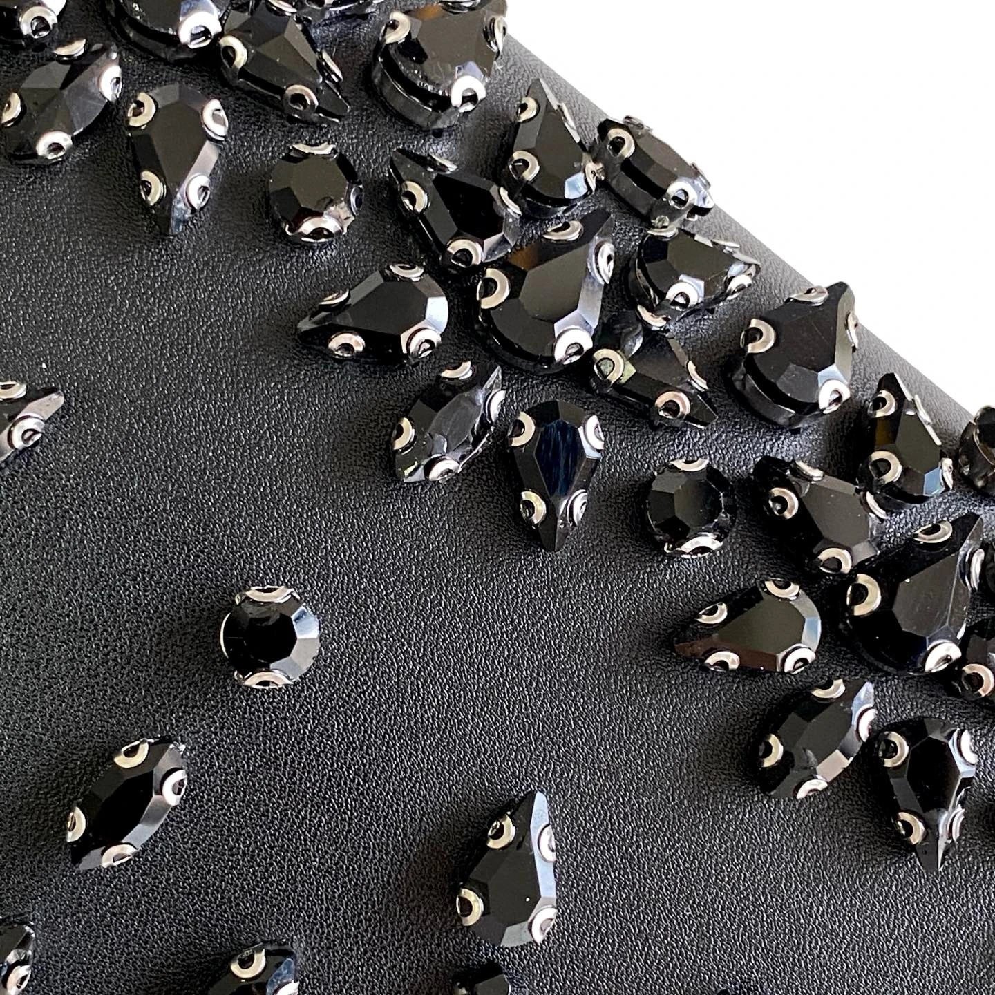 Valentino Garavani Rockstud Spike Gray Chain Shoulder Bag - 11