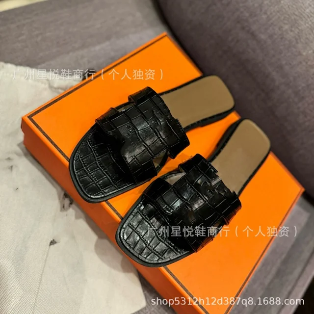 Unbranded Slippers H-Cutout Flat Slide product detail image 38