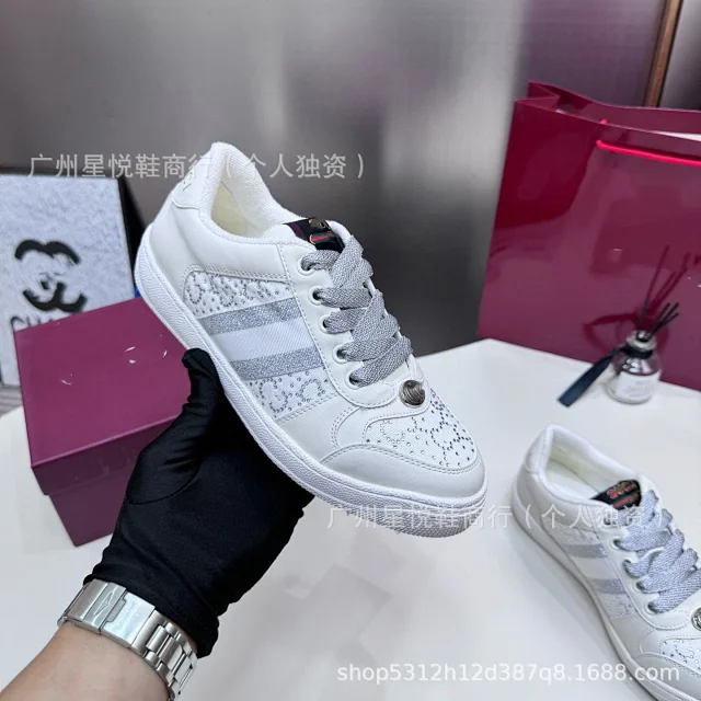 Unbranded Sneakers Rhinestone Low-Top Lace-Up product detail image 7