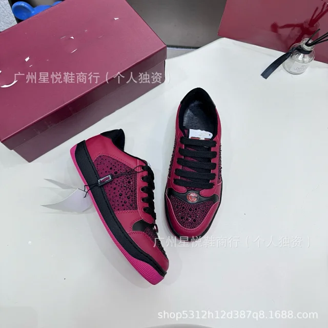 Unbranded Sneakers Rhinestone Low-Top Lace-Up product detail image 14