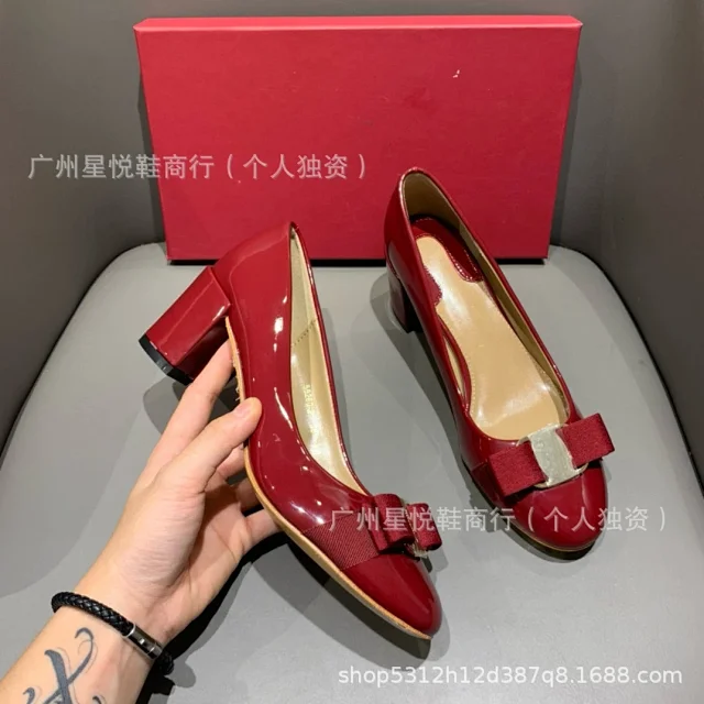 Unbranded High Heels Patent Bow Pumps product detail image 9