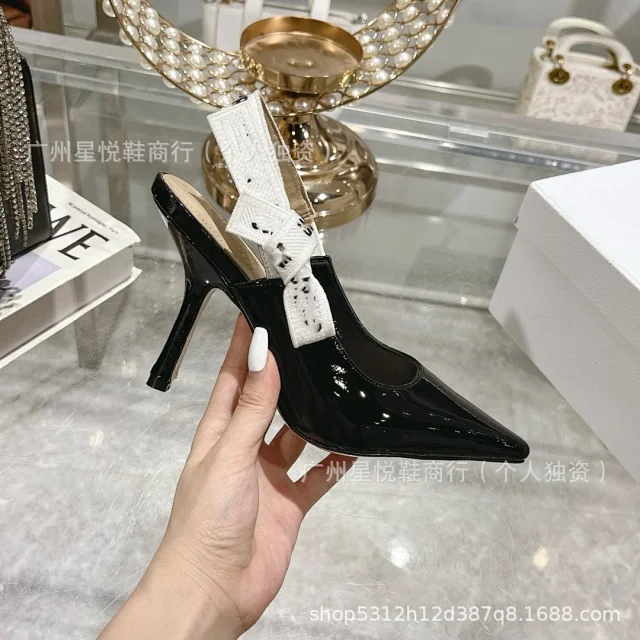Dior High Heels J'Adior Bow Slingback Pumps product detail image 7