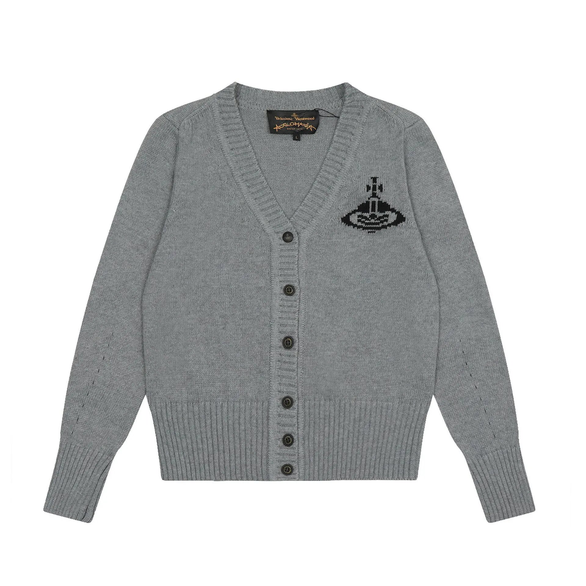 Vivienne Westwood Orb Embroidered Knit Cardigan Collection - 24