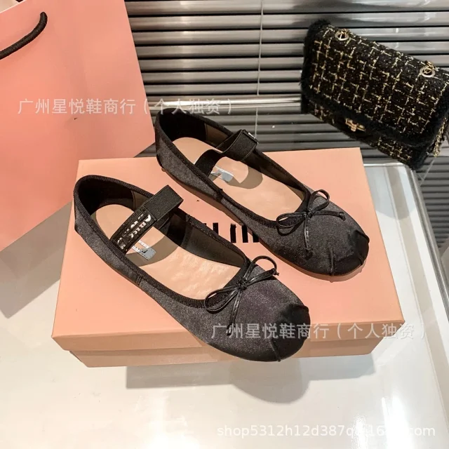 Miu Casual Shoes Bow Mary Jane Ballet Flats product detail image 11