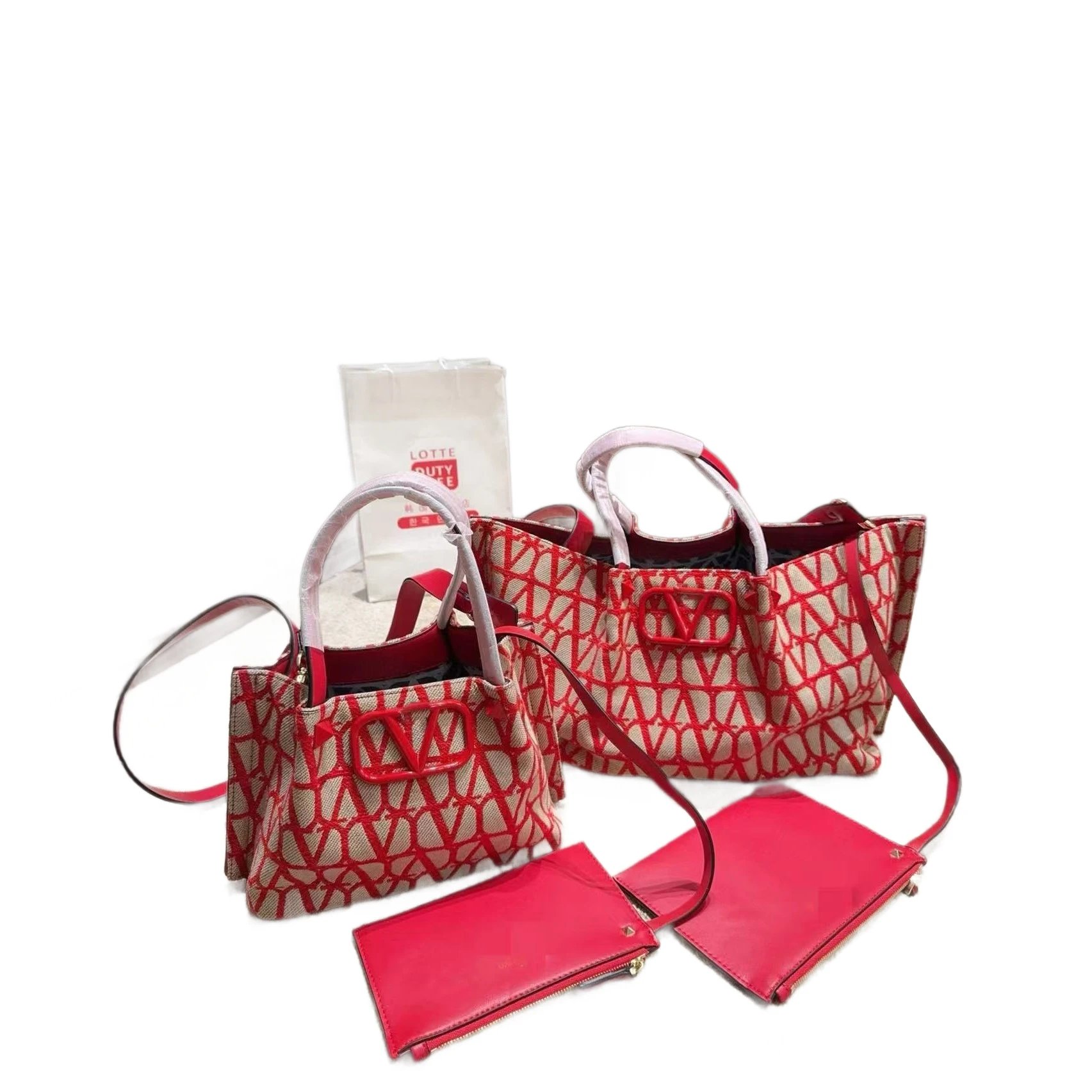 Valentino Garavani Handbags VLogo monogram tote bag image 5
