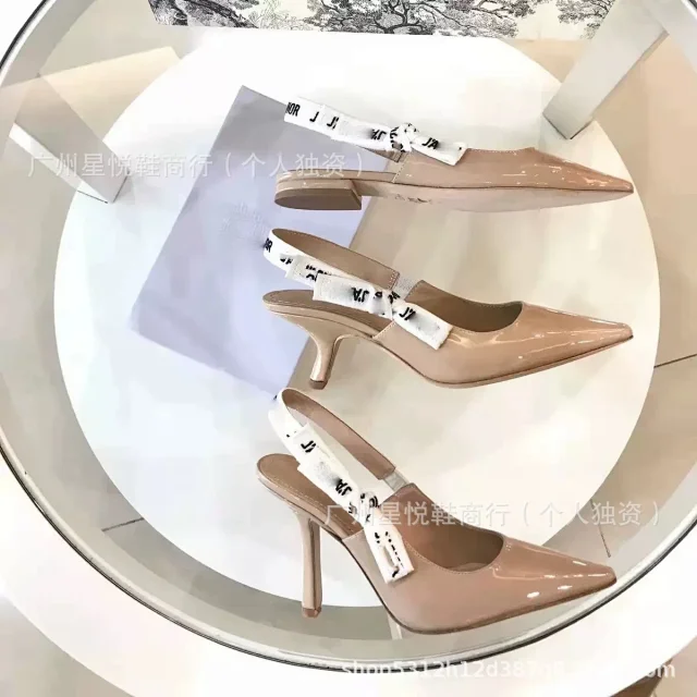 Dior High Heels J'Adior Bow Slingback Pumps product detail image 6