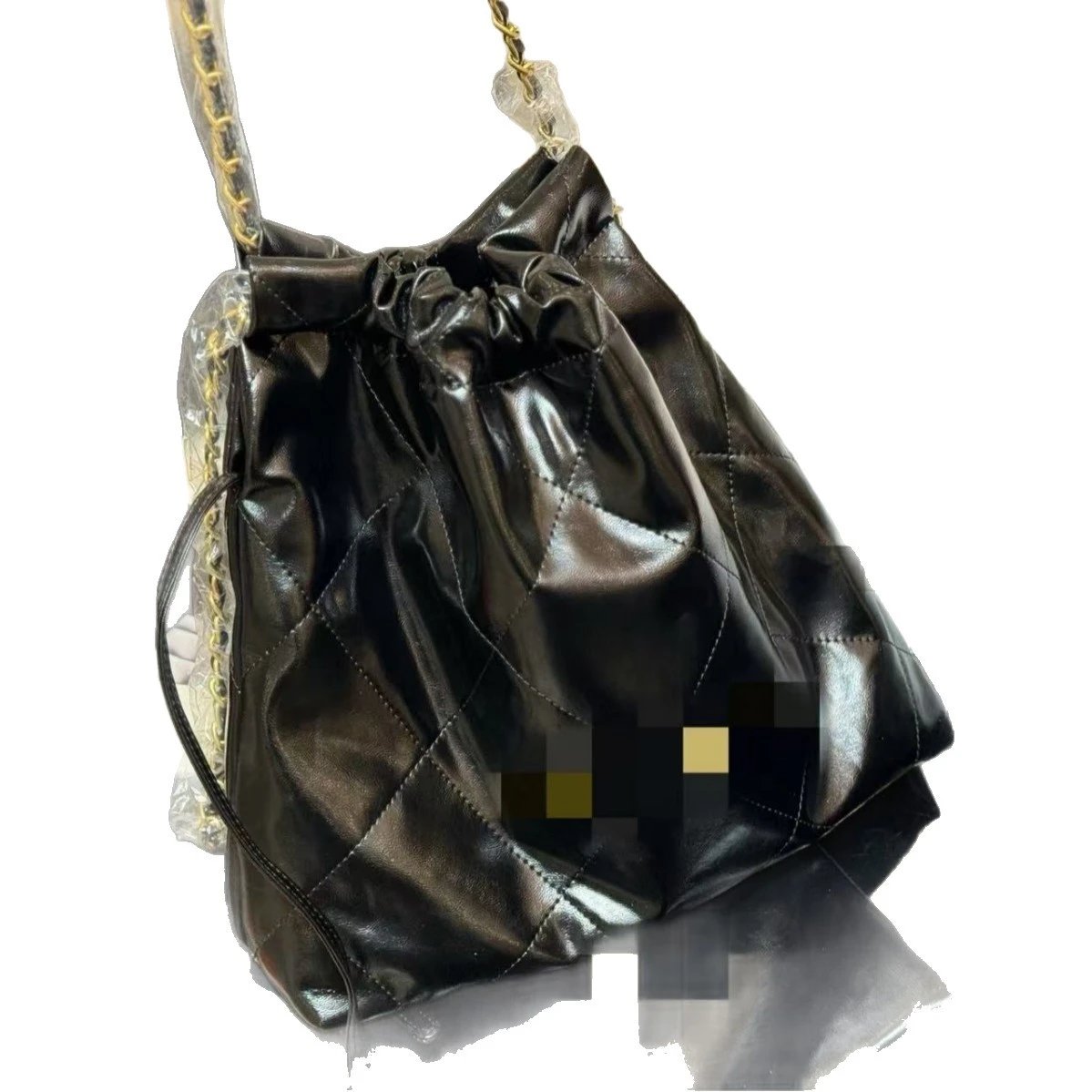 Unbranded Shoulder Bags Drawstring Chain Bag with Pouch image 5