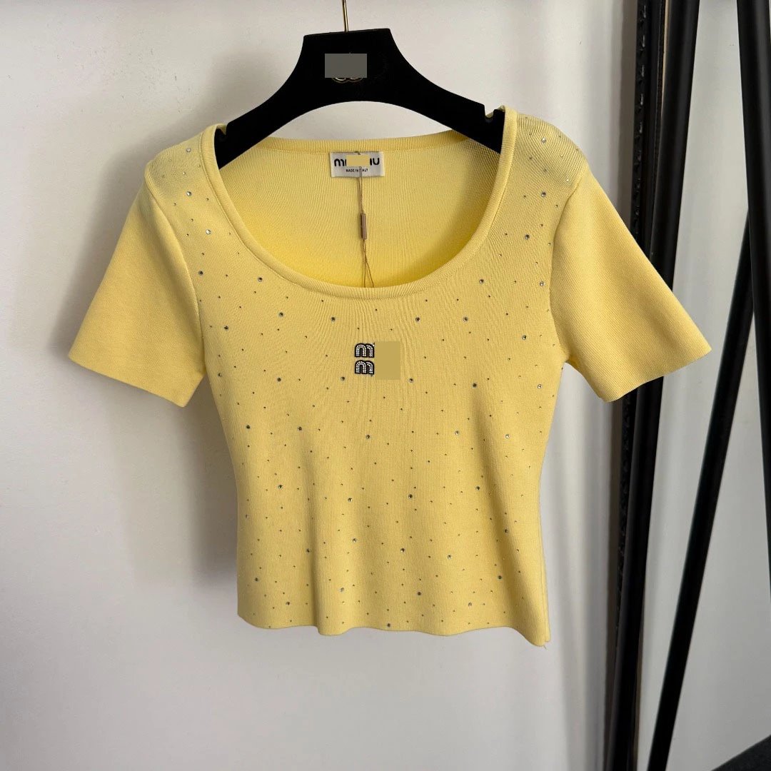 Maison Margiela Tabi Dot-Embellished Ribbed Knit Crop Top White - 4