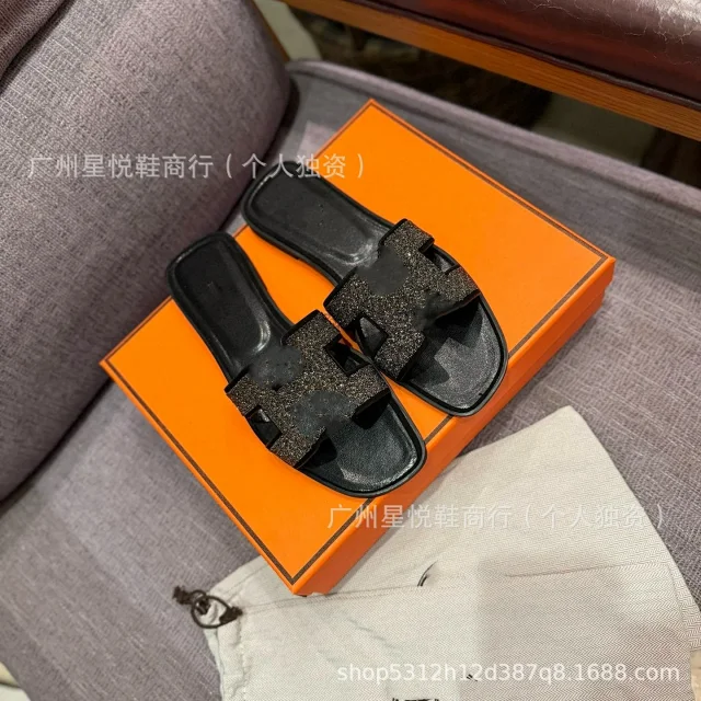 Unbranded Slippers H-Cutout Flat Slide product detail image 20