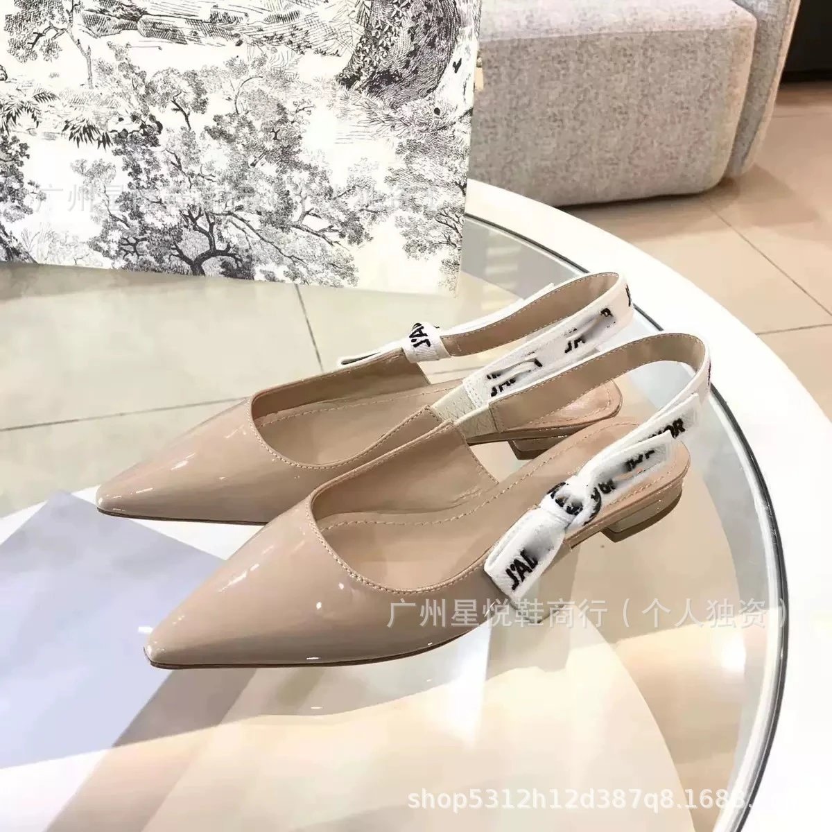Dior J'Adior Slingback Patent Leather Black Stilettos - 14