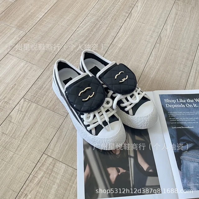Unbranded Sneakers Platform with quilted tongue flap and metal double-ring buckle product detail image 7