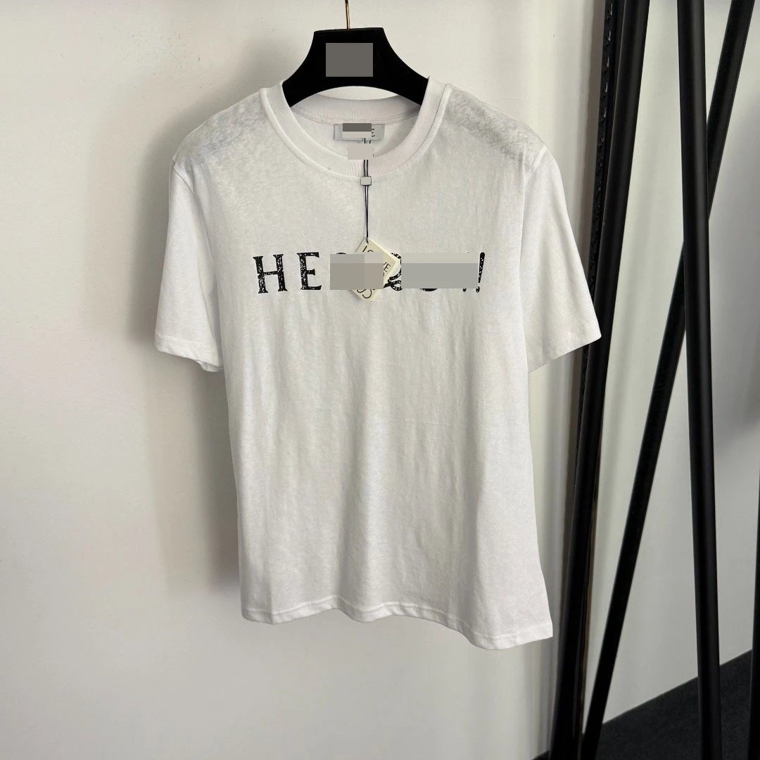 Gallery Dept HE...! Distressed Print White T-Shirt - 6