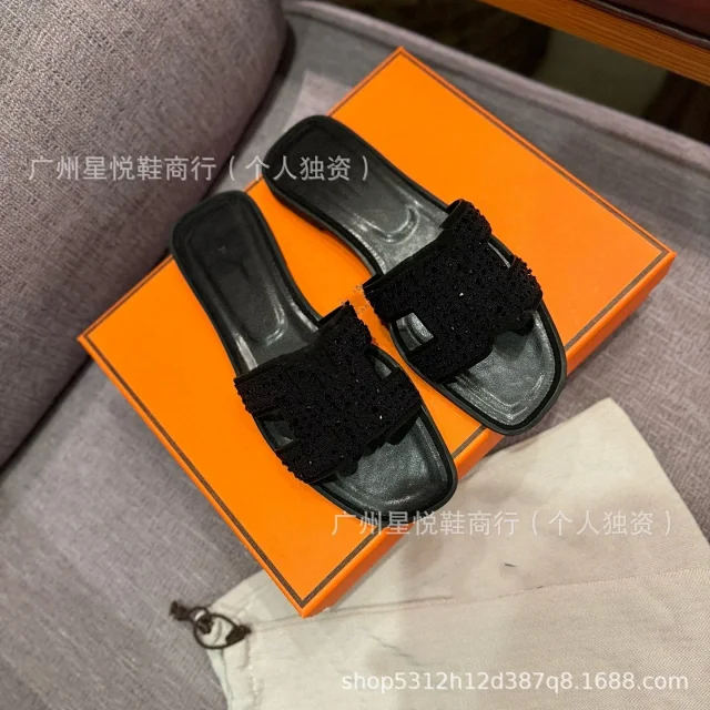 Unbranded Slippers H-Cutout Flat Slide product detail image 19
