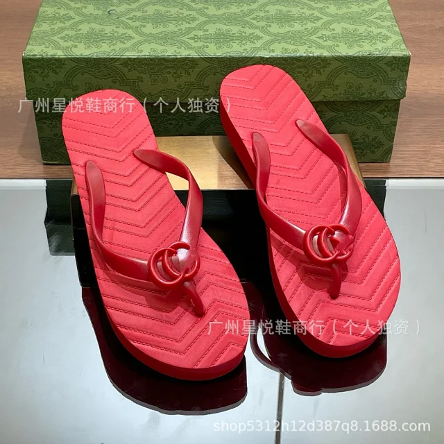 Unbranded Sandals Platform Flip-Flops with Flower Detail and Chevron Footbed product detail image 8