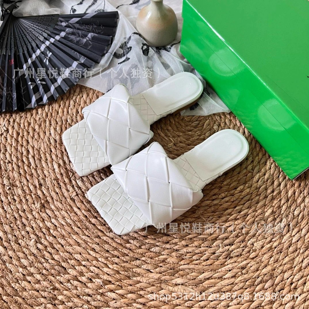Bottega Veneta Intrecciato Green Mule Sandals - 14