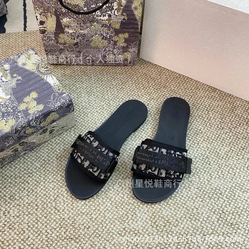 Off-White Industrial Strap Slide Sandals Black - 11
