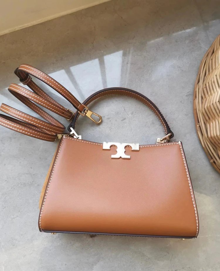 Tory Burch Lee Radziwill Mini Top Handle Bag Mint Green Handbag - 14