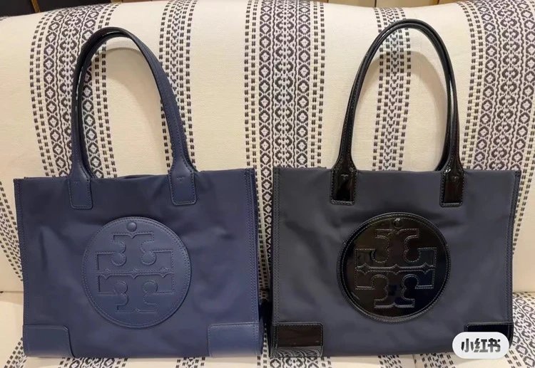 Tory Burch Miller Tote Navy Blue Handbag - 3