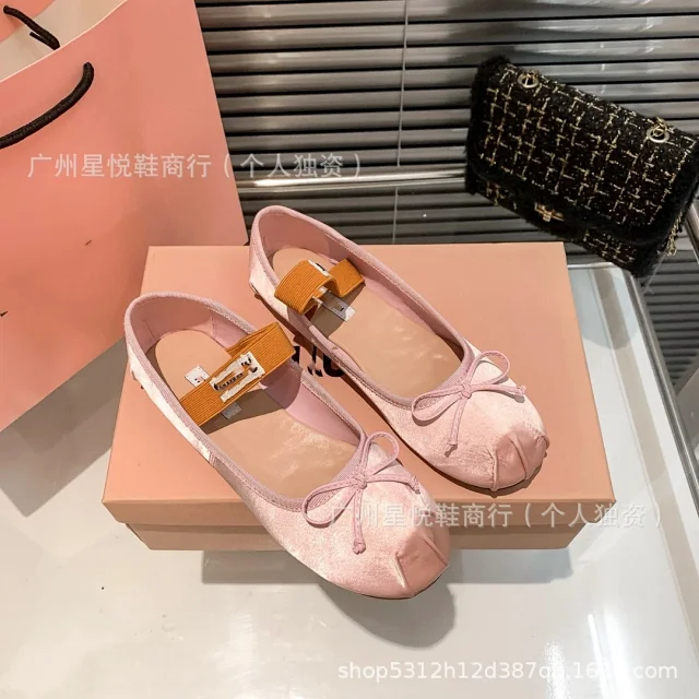 Miu Casual Shoes Bow Mary Jane Ballet Flats product detail image 14