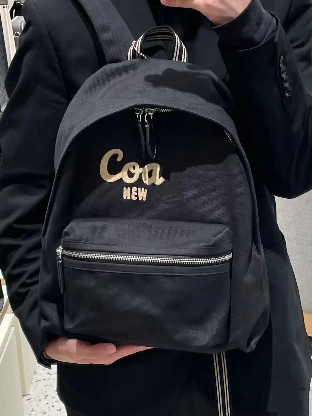 Corteiz Denim Mini Backpack Light Blue - 4