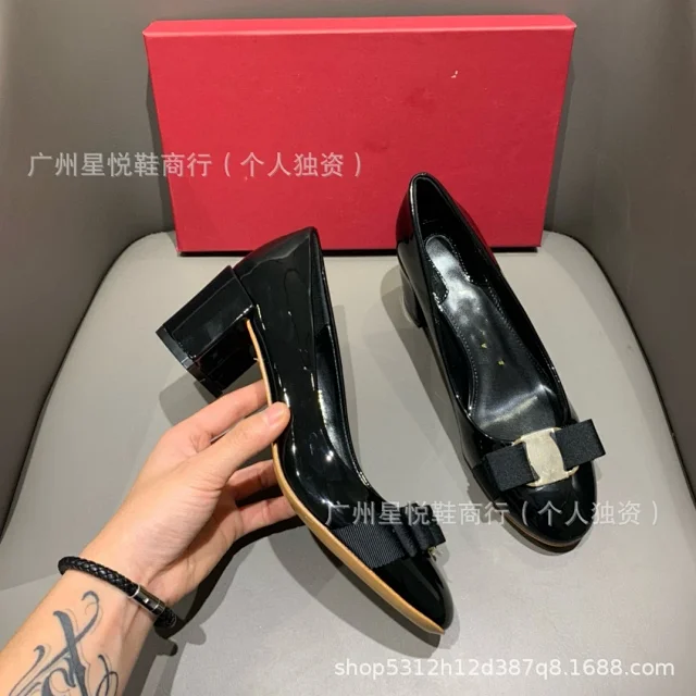 Unbranded High Heels Patent Bow Pumps product detail image 31
