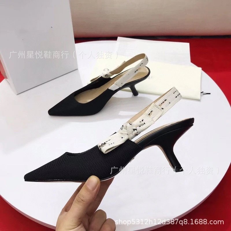 Dior High Heels J'Adior Bow Slingback Pumps image 3