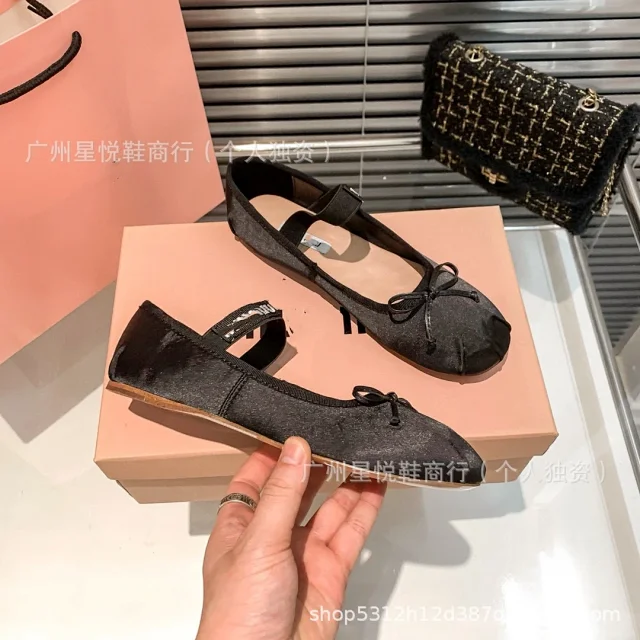 Miu Casual Shoes Bow Mary Jane Ballet Flats product detail image 10