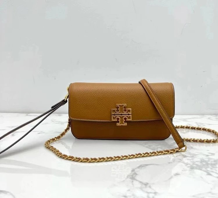 Tory Burch Miller Mini Chain Wallet White Clutch - 4