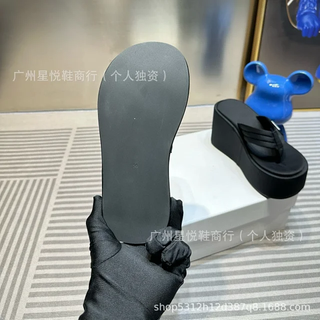 Unbranded Slippers Platform Wedge Flip-Flops product detail image 6