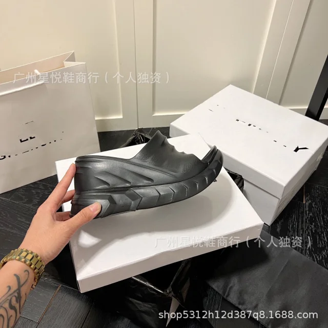 Unbranded Slippers Open-Toe Platform Wedge Slide product detail image 5
