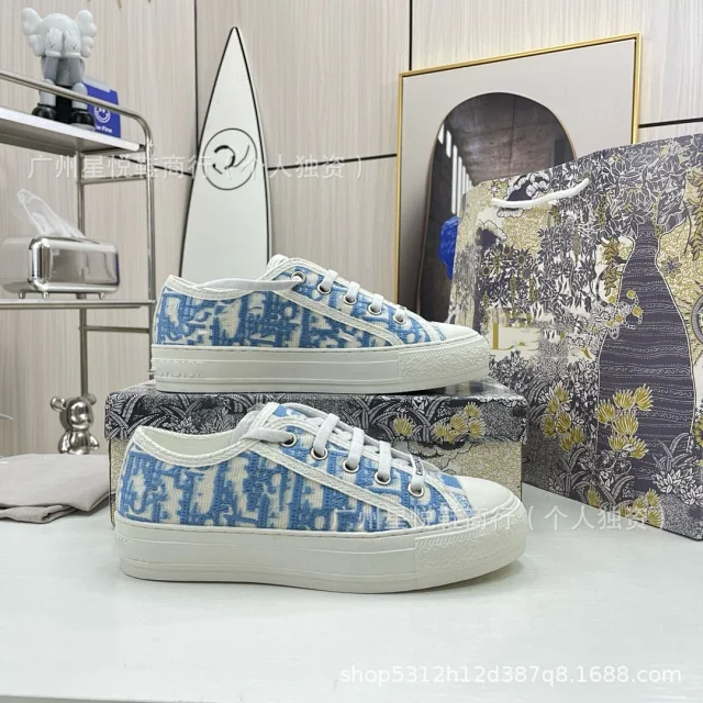 Dior Sneakers Low-Top Platform Oblique Jacquard product detail image 6