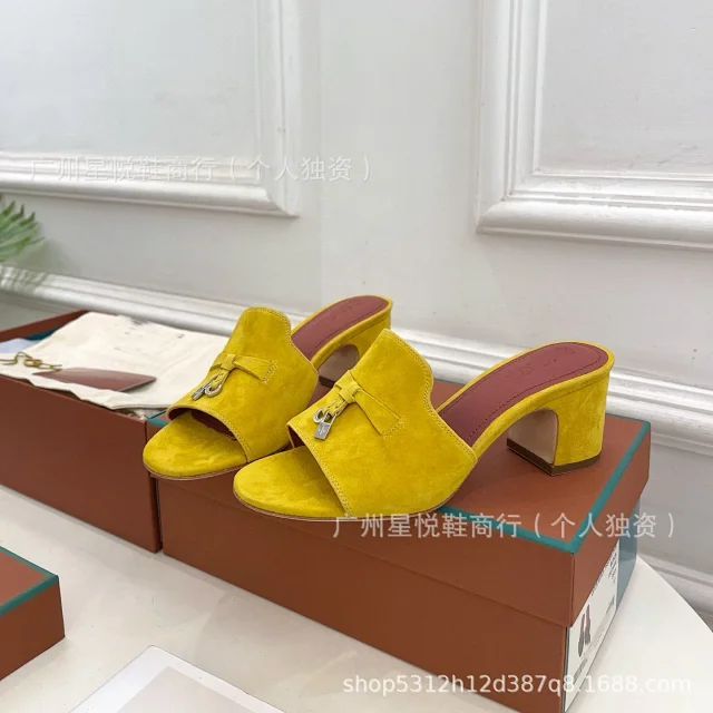 Unbranded Suede bow and padlock-detail mule sandals product detail image 18